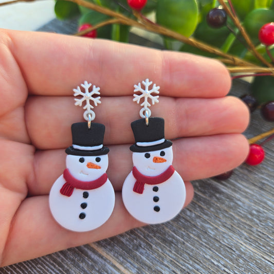 2025 Holiday - Clay - Snowman