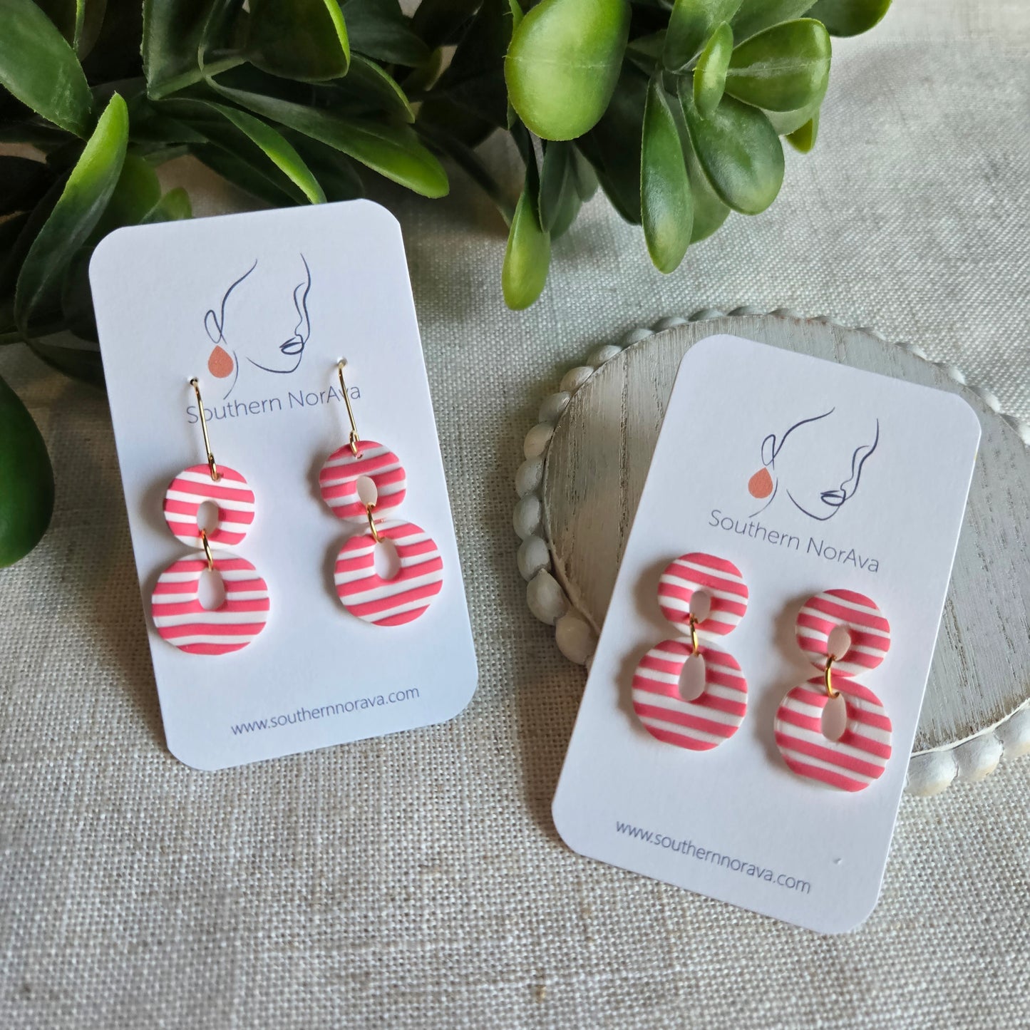 Summer Stripes - Dainty Dangles - Multiple Options