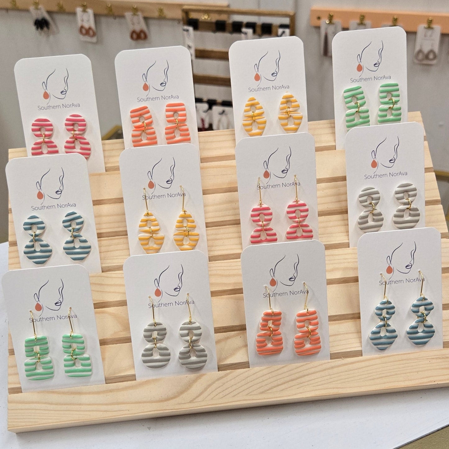 Summer Stripes - Dainty Dangles - Multiple Options