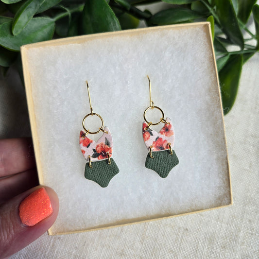 Clay Swimsuit Dangle - Tropical Floral