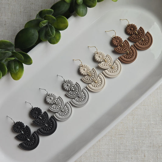 Clay Floral Tile - Neutrals