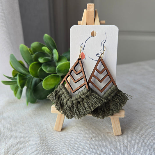 Diamond Cutout Sapele - Avocado - RTS