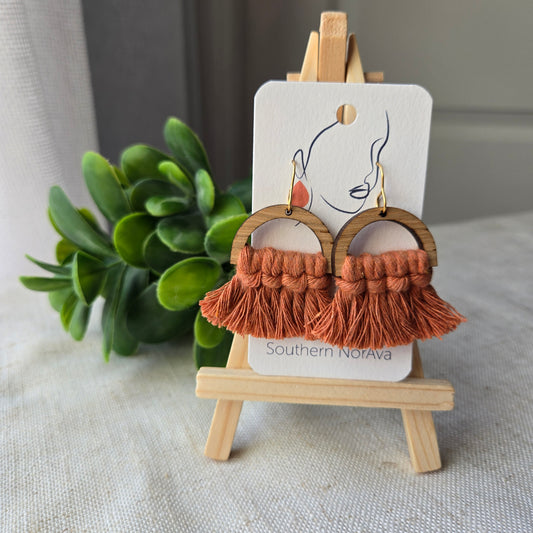 Suzie - Terracotta on Light Oak - RTS