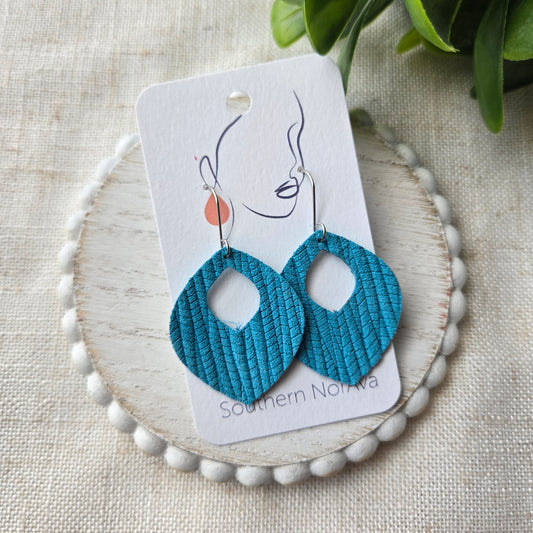 Textured Solids - Bright Blue Palm - Harmony