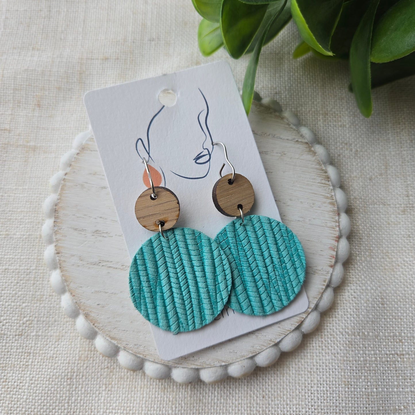 Textured Solids - Mint Palm - Kate