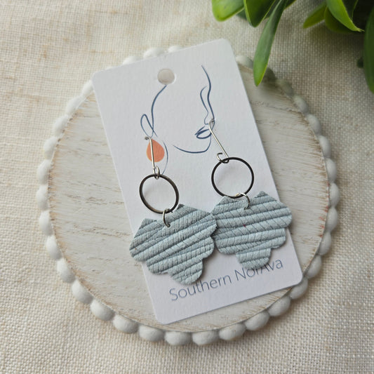 Textured Solids - Icy Blue Palm - Mini Emily