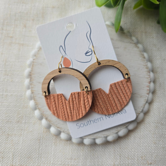 Textured Solids - Peach Palm - Cara