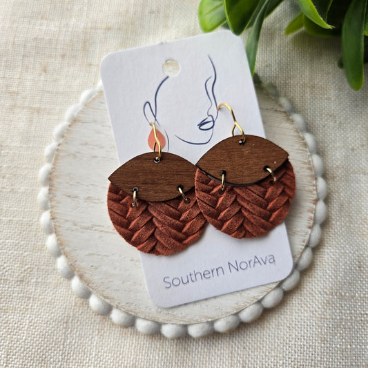 Textured Solids - Pumpkin Pie Braided - Mya