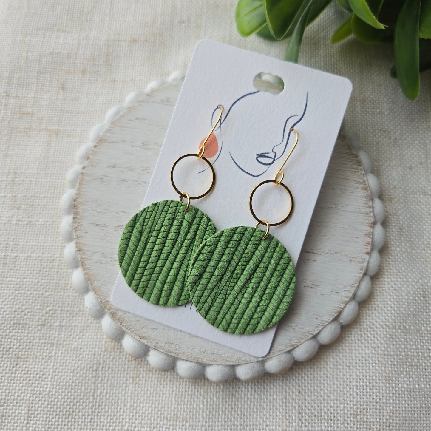 Textured Solids - Lime Palm - Kate