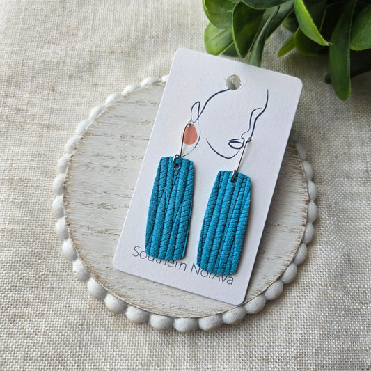 Textured Solids - Bright Blue Palm - Mini JoJo