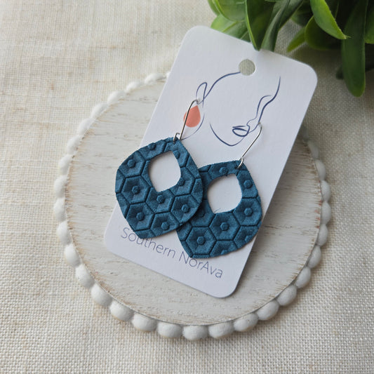 Textured Solids - Denim Beehive - Harmony