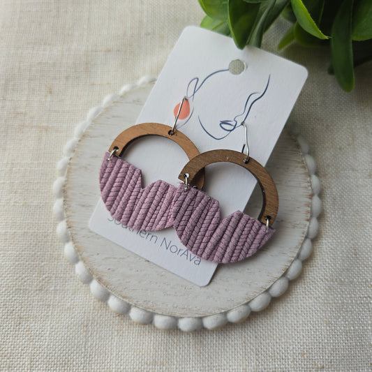 Textured Solids - Lilac Palm - Cara