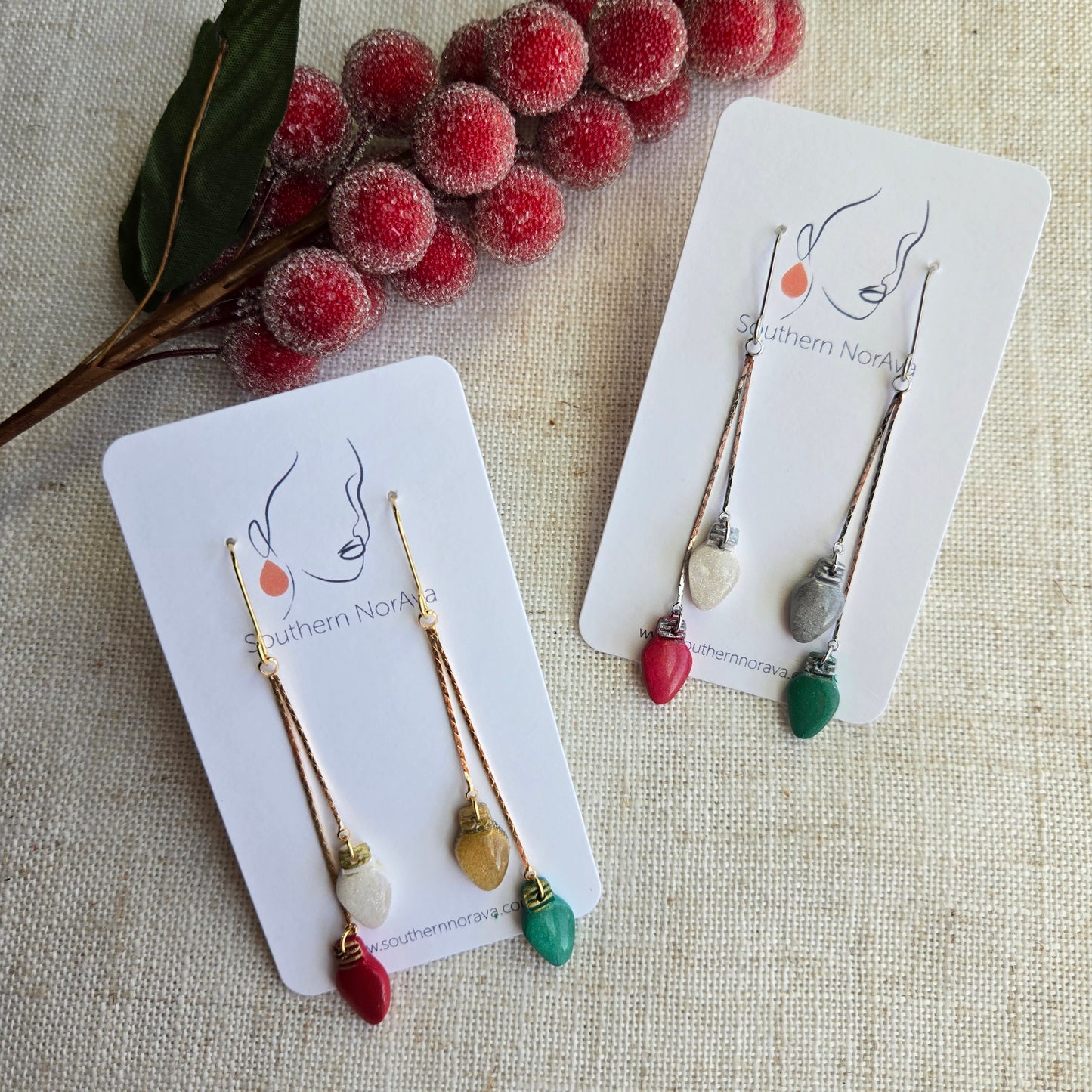 2025 Holiday - Clay - Holiday Light Dangles
