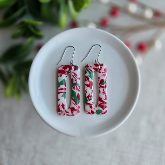 Clay - Christmas Tye-Dye Collection - Rectangle Cutout