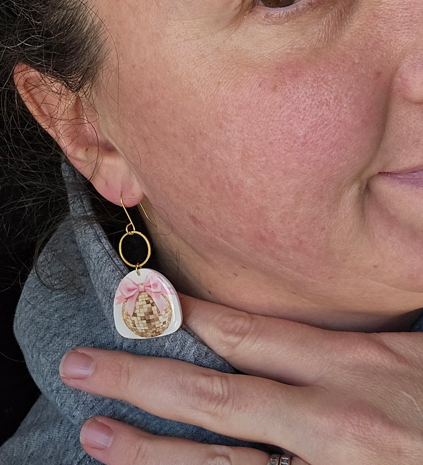 New Year's Collection - Clay - Gold Disco Ball