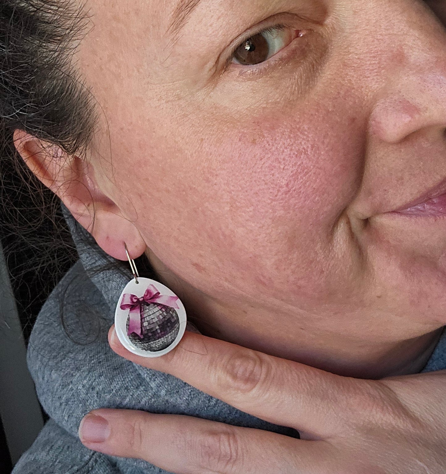 New Year's Collection - Clay - Silver Disco Ball