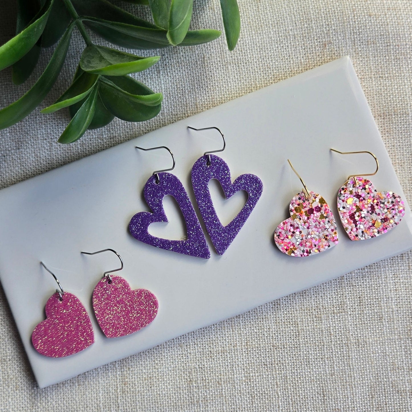 Glitter Hearts