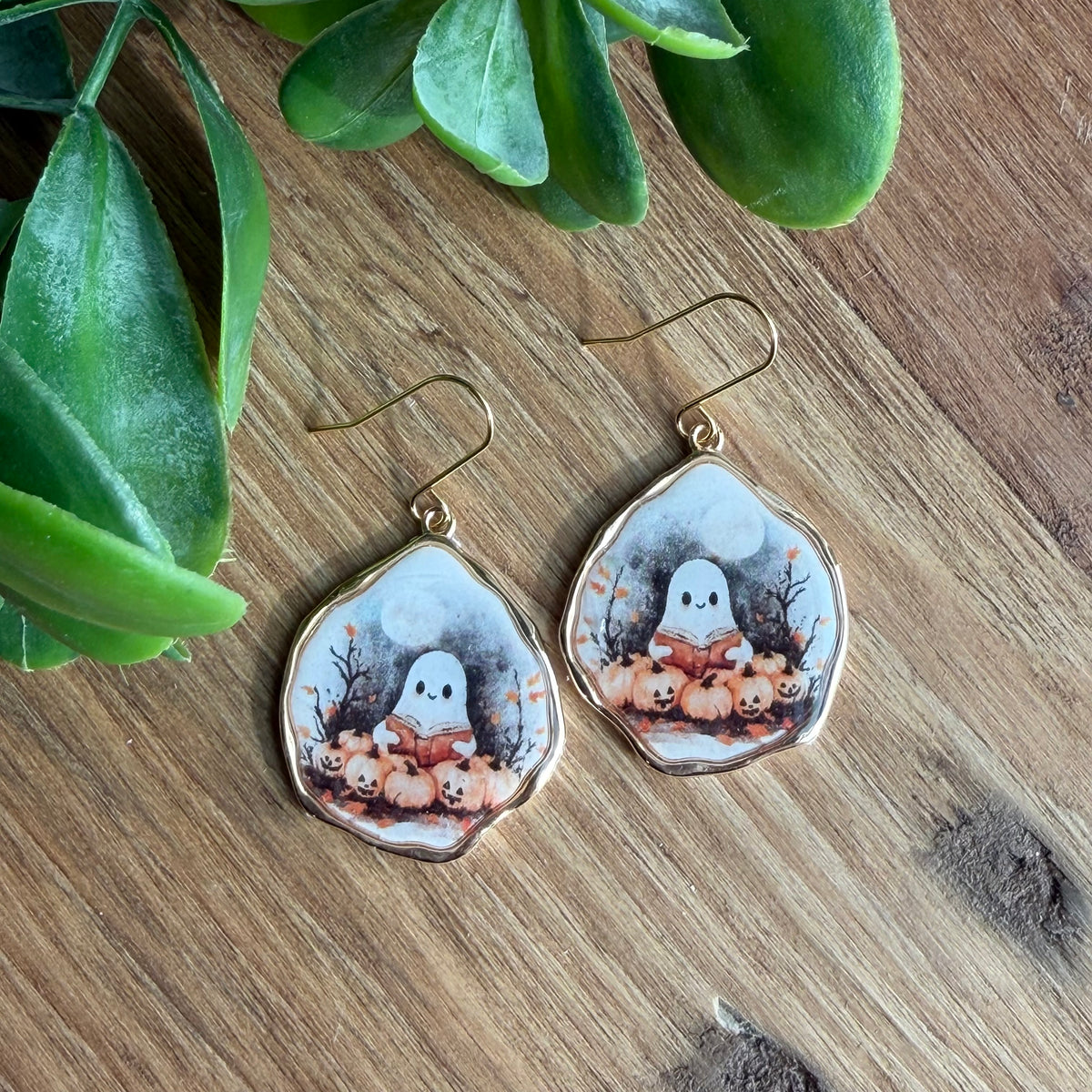 Ghost Organic Framed Dangles