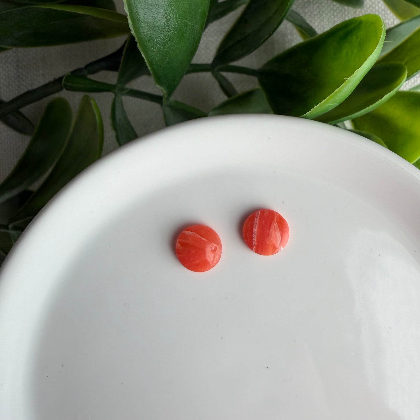 Summer Picnic - Coral Sorbet - Studs