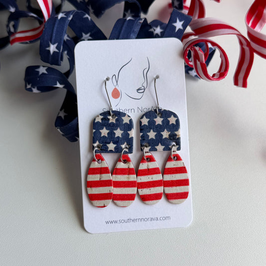 Summer Picnic - Stars and Stripes Dangle