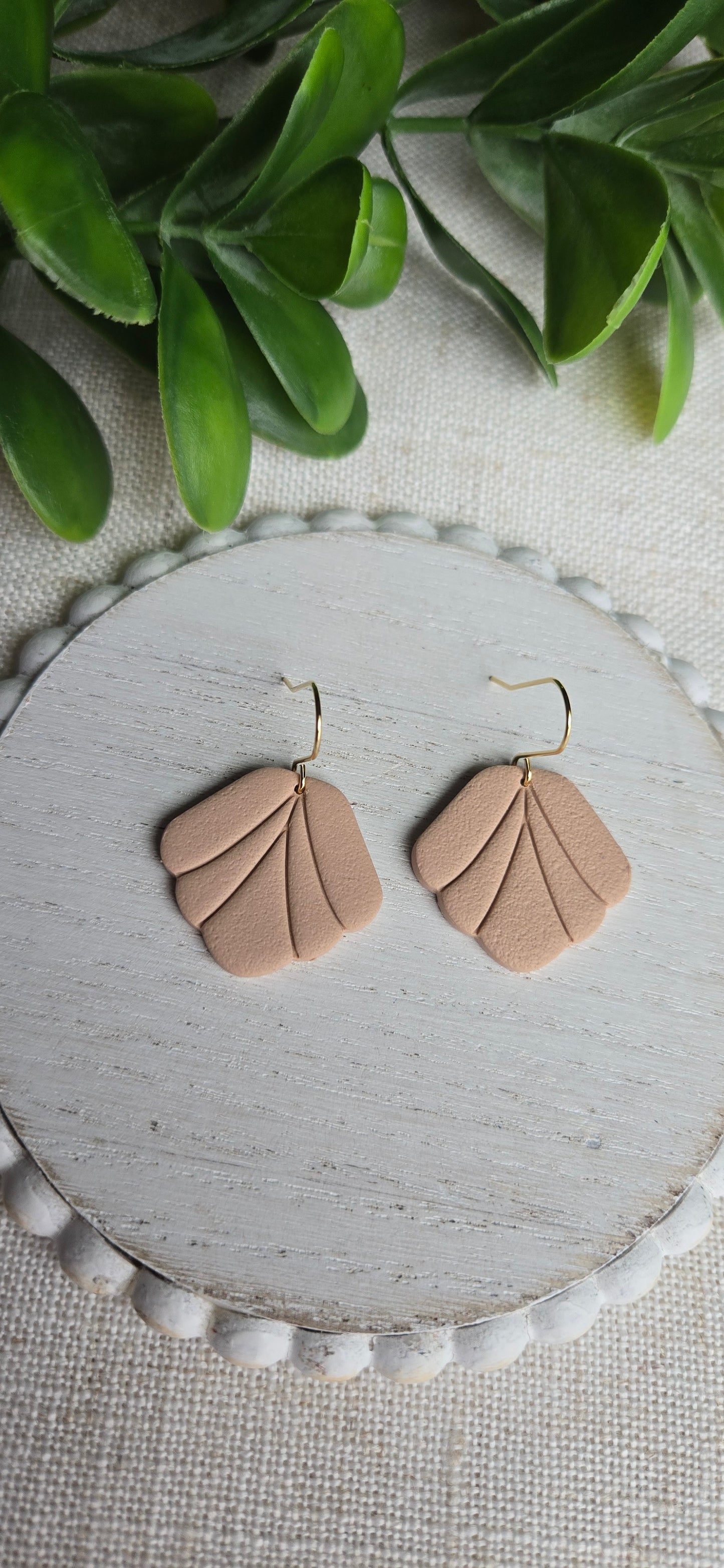 Spring Seashell Drops - Multiple Color and Hardware Options