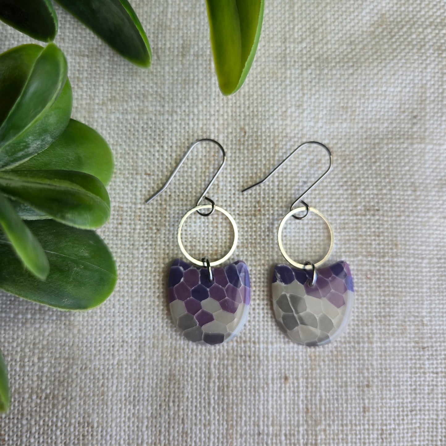 Purple-Gray Ombre Slab - Multiple Options