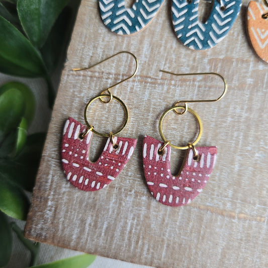 Sophie - Scarlet Mudcloth