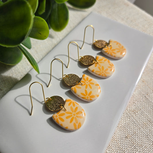 Yellow Flower Dangles
