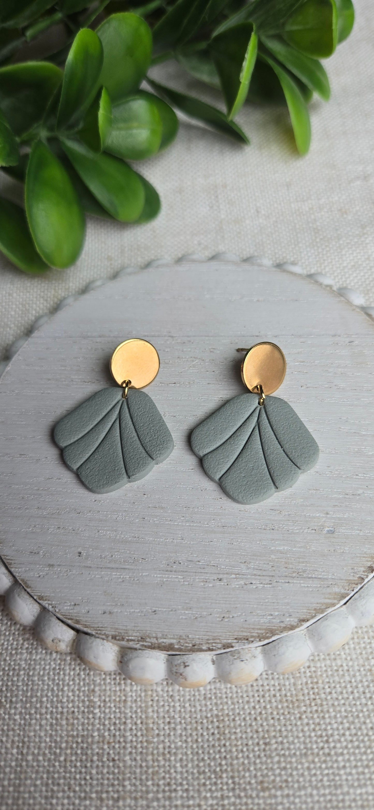 Spring Seashell Drops - Multiple Color and Hardware Options