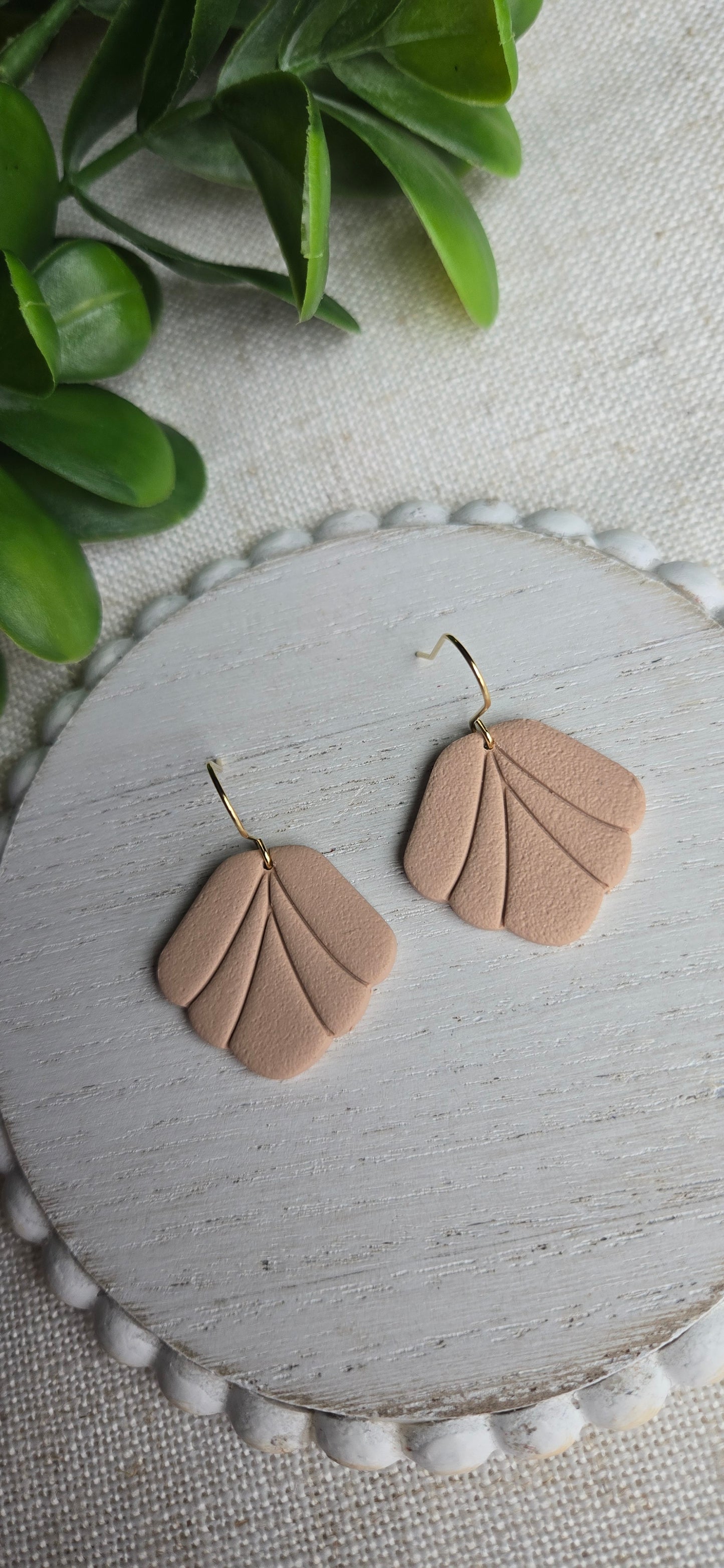 Spring Seashell Drops - Multiple Color and Hardware Options