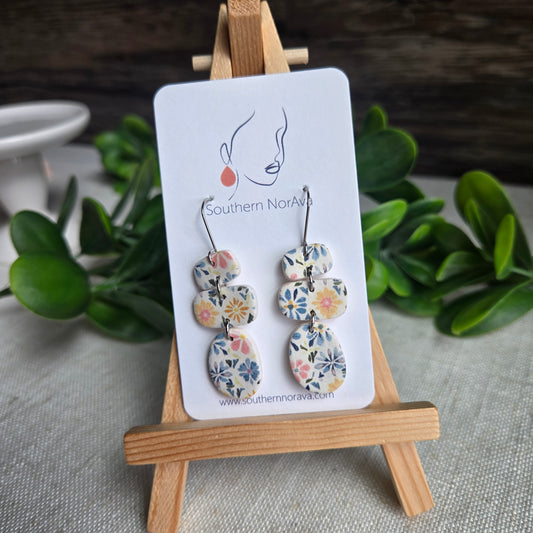 Folk Floral Dangles