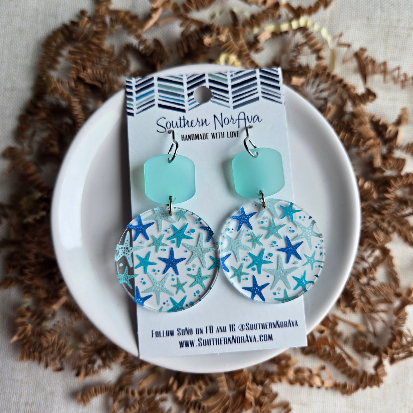 Acrylic Dangles - Starfish
