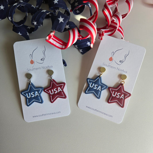 Summer Picnic - USA Star Dangles