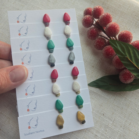 2025 Holiday - Clay - Holiday Light Studs