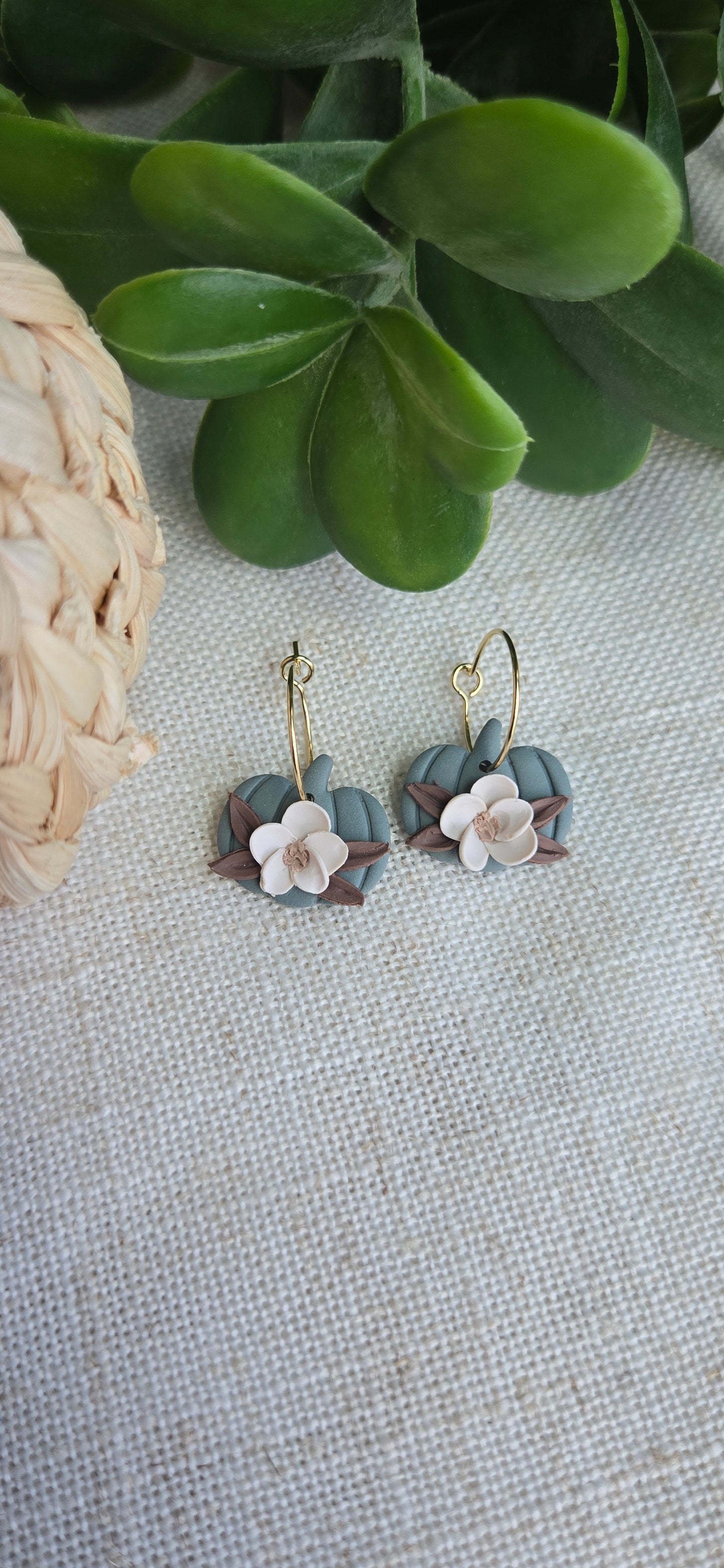 Clay Pumpkin Hoop