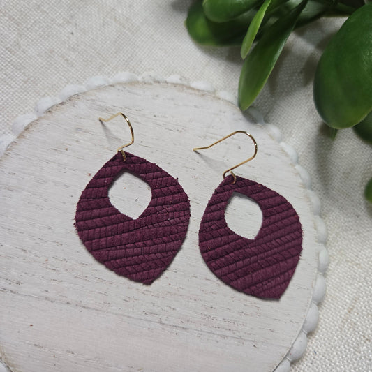 Textured Solids - Plum Palm - Harmony