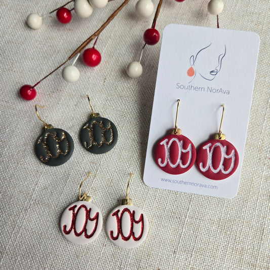 2025 Holiday - Clay - Joy Ornaments