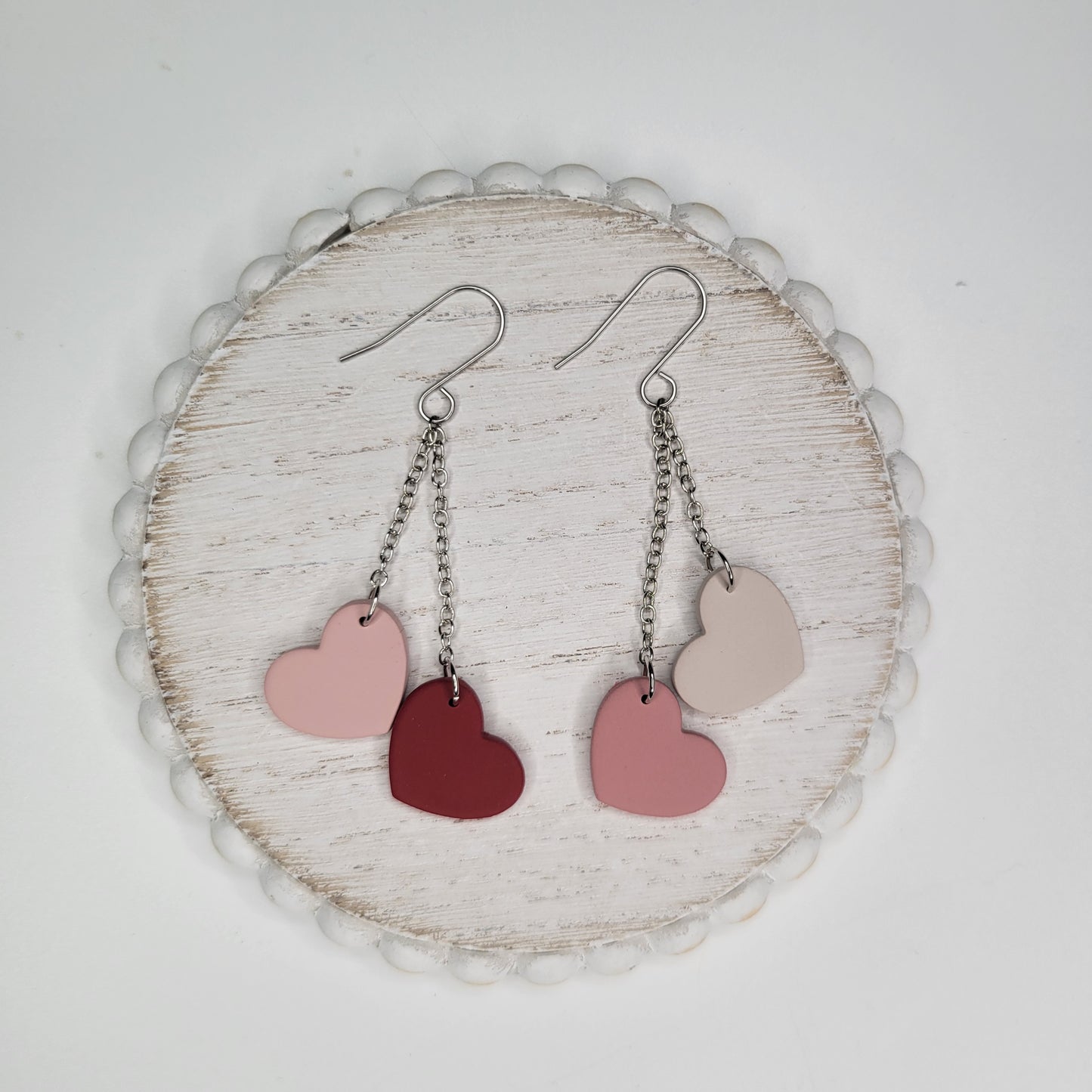 Cupid Collection - Clay Heart Dangles