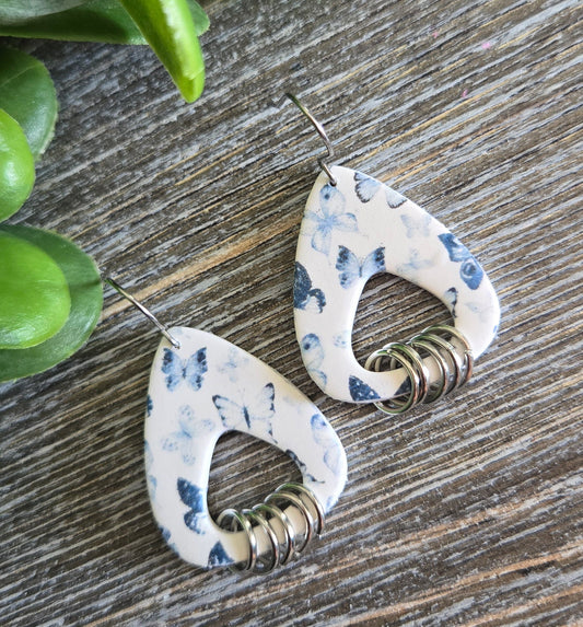 Butterflies - Rounded Triangle with Metal Accent