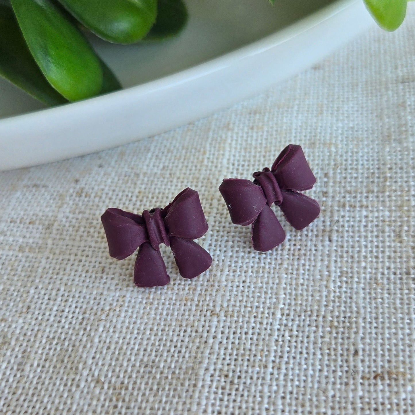 Cozy Flannel - Bow Studs