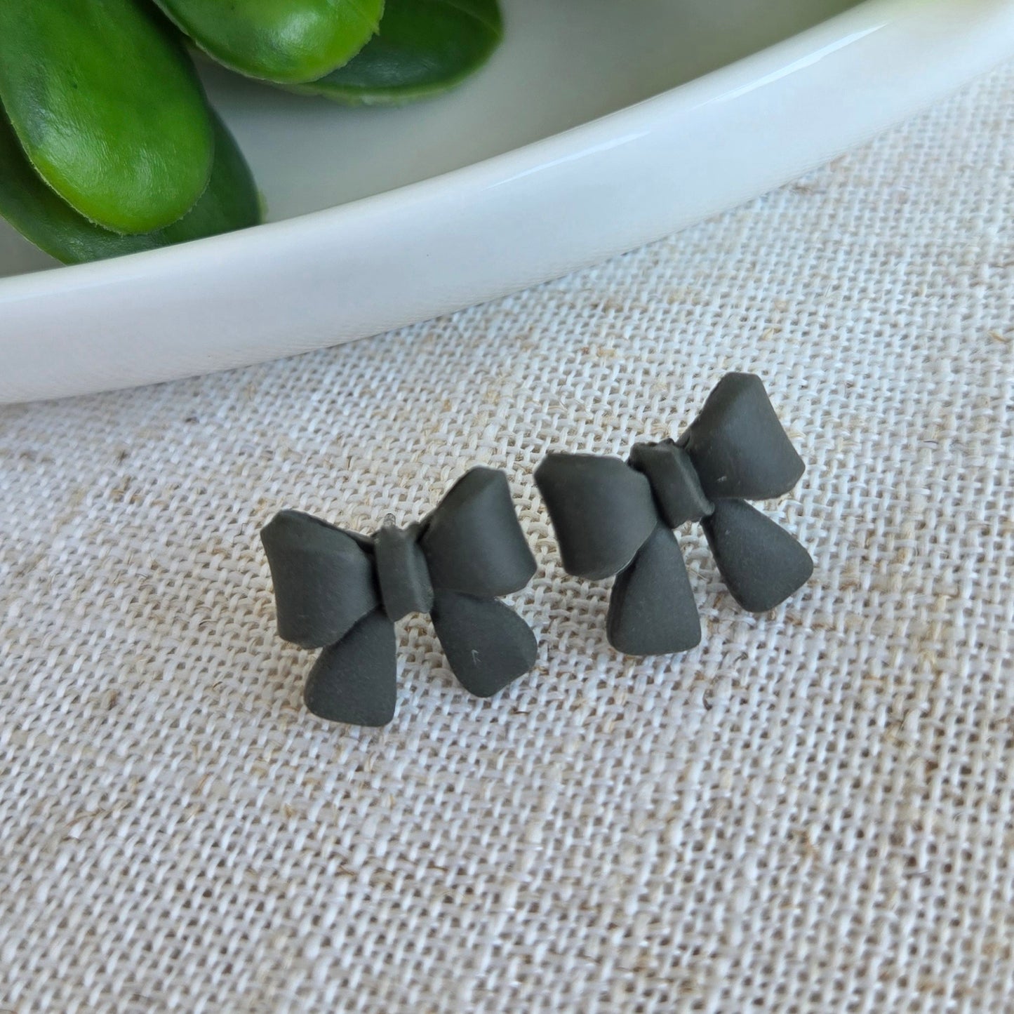 Cozy Flannel - Bow Studs