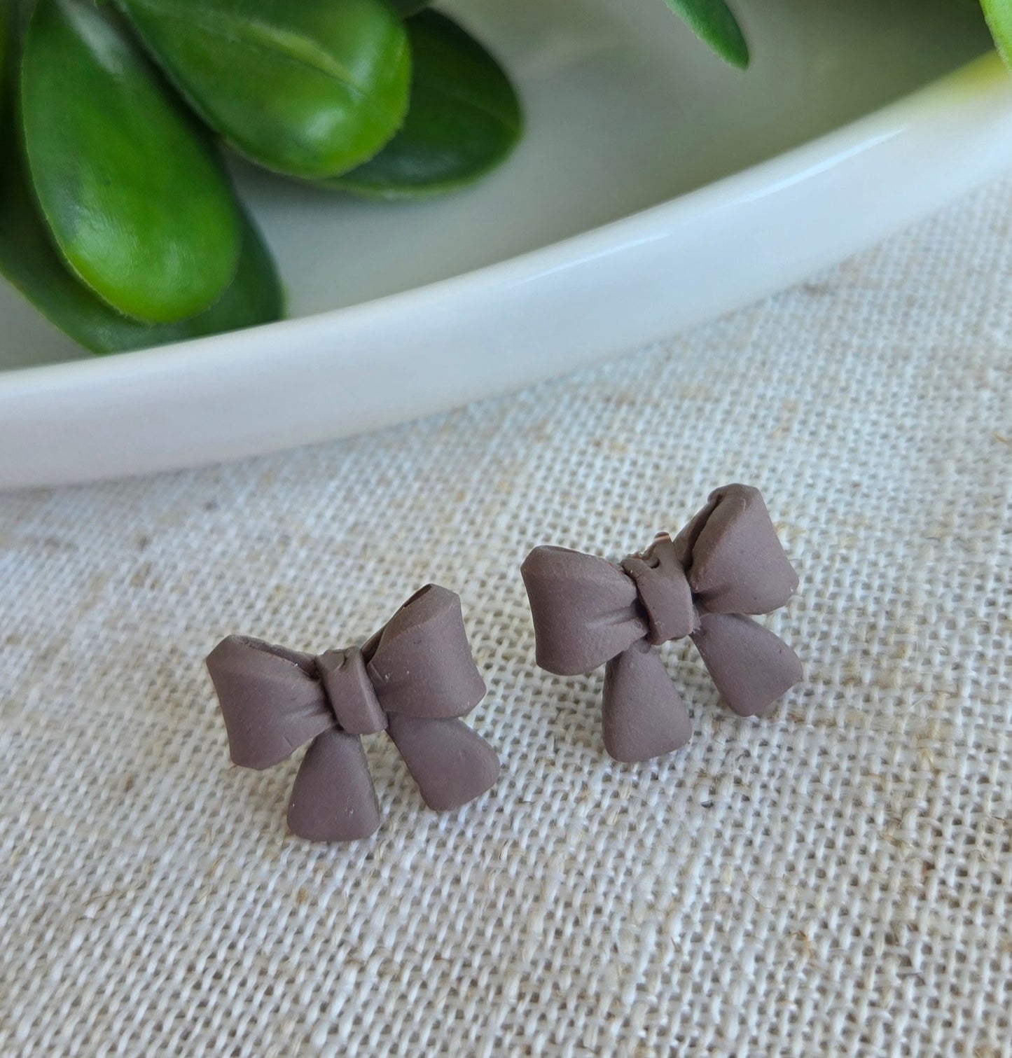 Cozy Flannel - Bow Studs