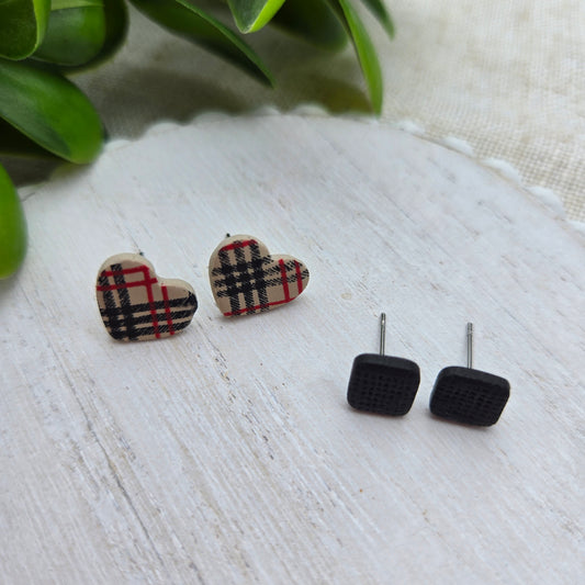 Luxury Plaid - Stud Duo