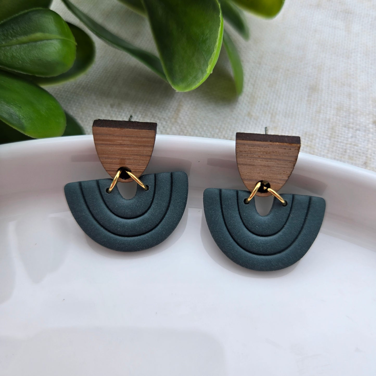 Clay Horseshoe Studs - Multiple Colors