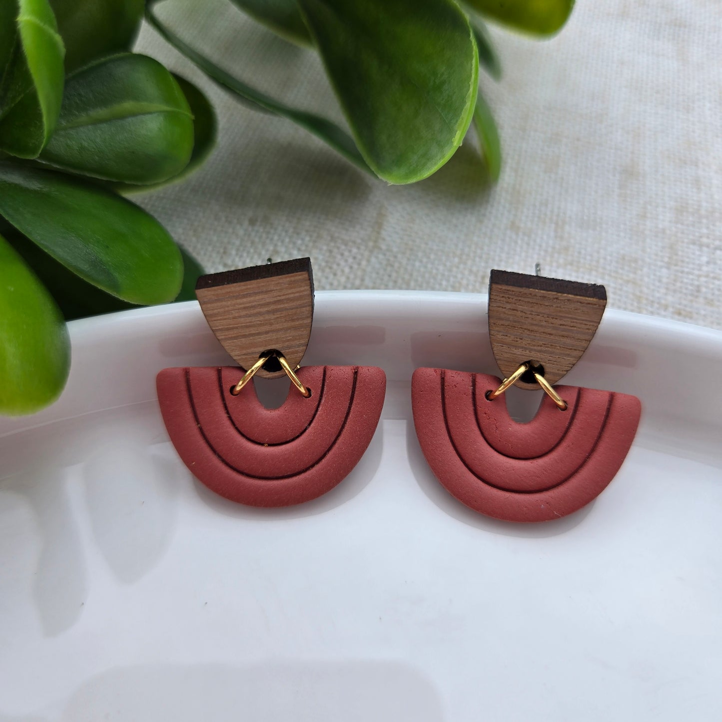 Clay Horseshoe Studs - Multiple Colors