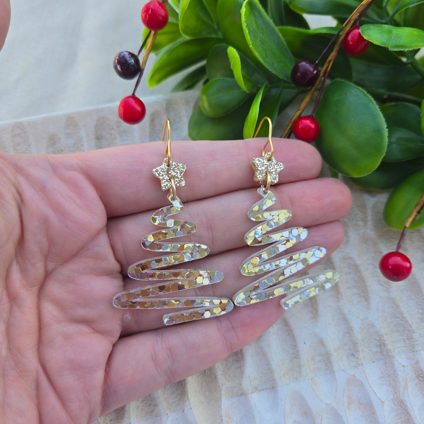 Holiday 2024 - Acrylic Trees Gold