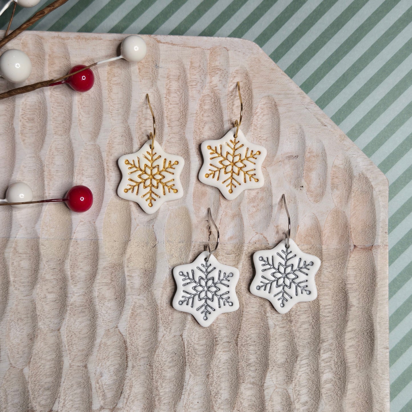 Holiday 2024 - Clay Snowflakes