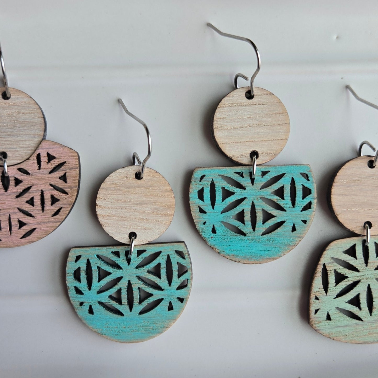 Wooden Starburst Cut-Outs - Blue