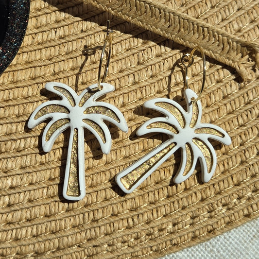 Beachy Clay - Palm Tree Hoops