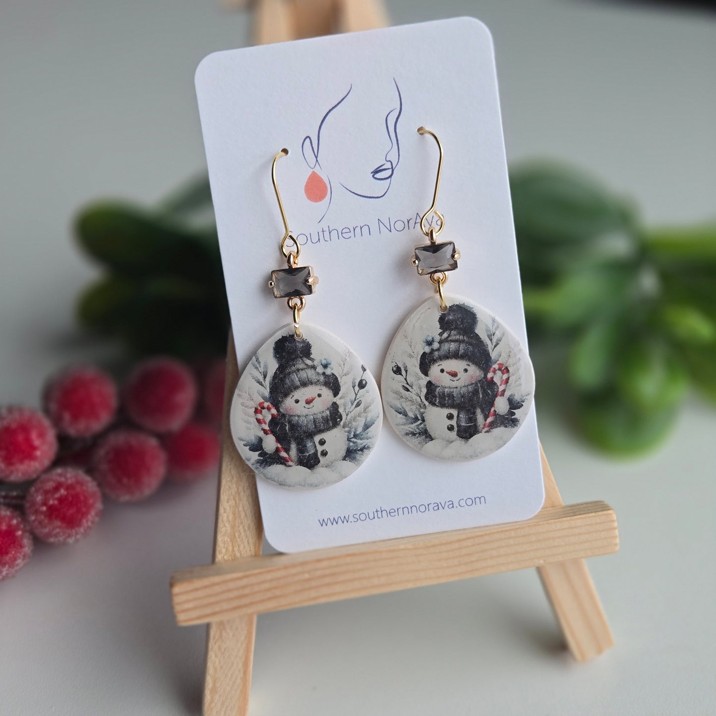 2025 Holiday - Clay Transfer - Snowman